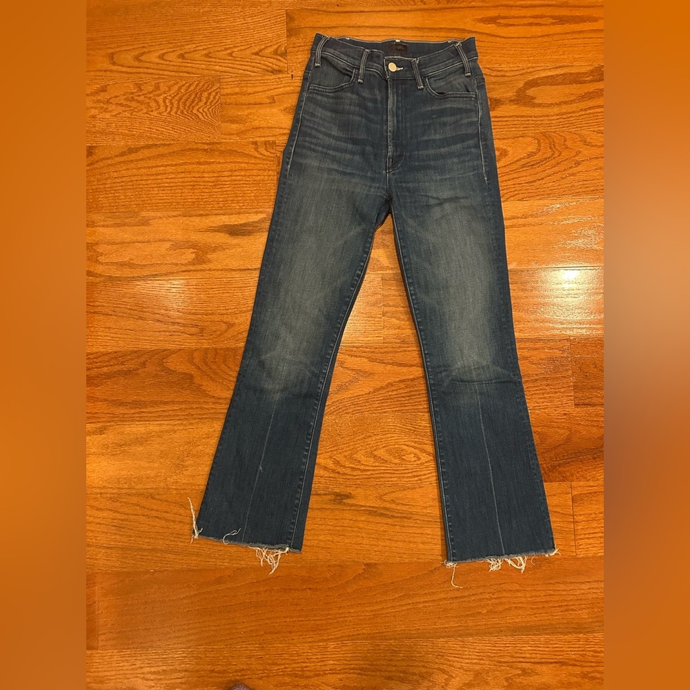 MOTHER Hustler Ankle Fray Jeans size 24